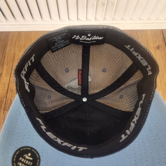 No Bad Ideas Finley FlexFit Sz S/M Hat Cap McCarty Blue Mesh Designer Lids Sport - Picture 8 of 10